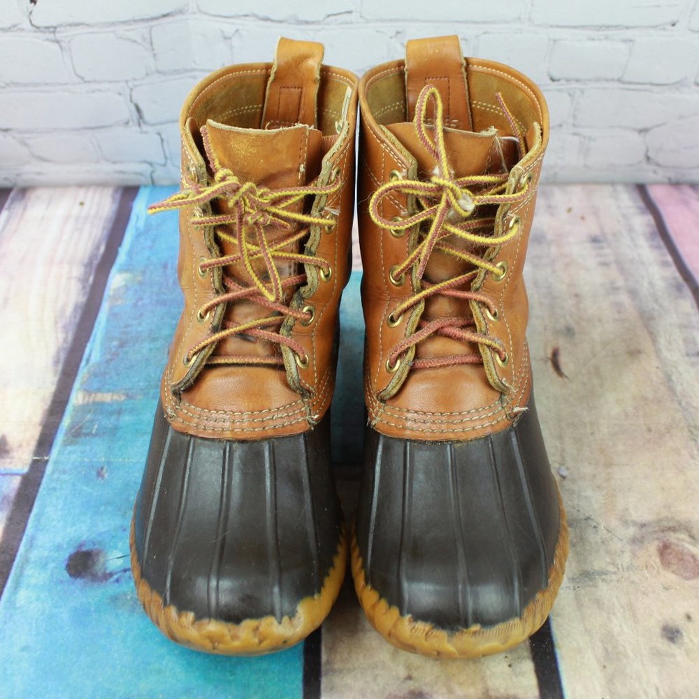 Vtg LL BEAN Maine Hunting Shoe Duck Boots Size 7 M - Picture 5 of 9